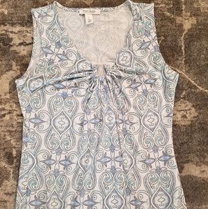 WHBM Like New Metal Accent Top